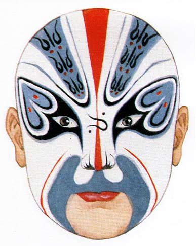 painted face peking opera