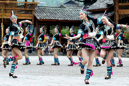 guizhou girl dance