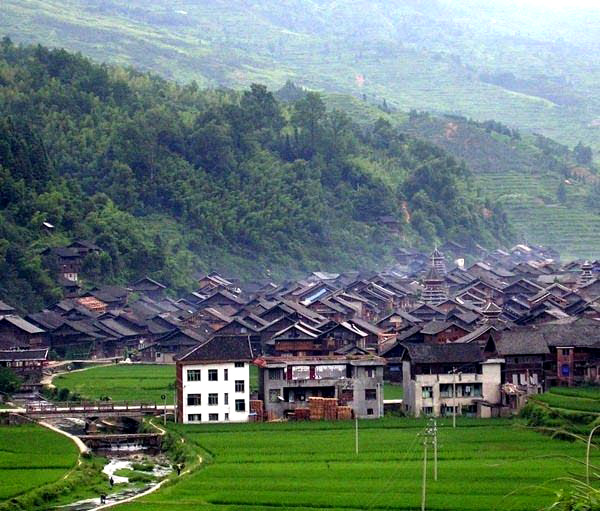Overview of Zhaoxing Dong Village