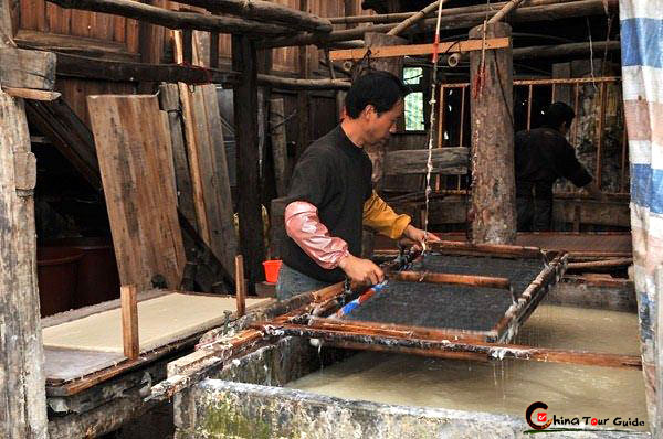 Manual paper-making