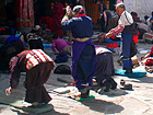 Pilgrims in Jokhang Temple
